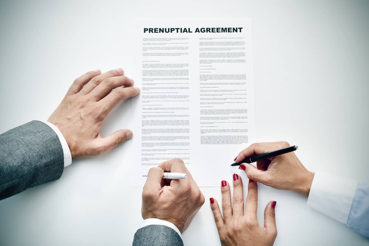 prenuptial agreement california